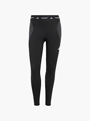 adidas Techfit Workout 7/8-Leggings, Colourblocking Schwarz