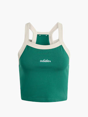adidas Seasonal Essentials Colorpop Tanktop mit aufgestickter Grafik Grün