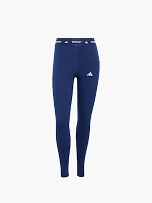 adidas TECHFIT Stash Pocket Full-Length Leggings Blau
