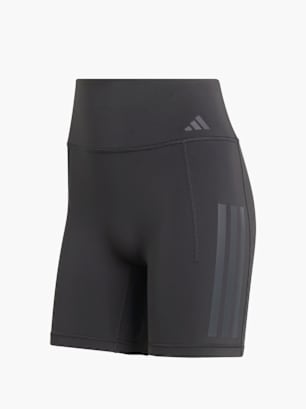 adidas Optime Workout 3-Streifen kurze Leggings Schwarz