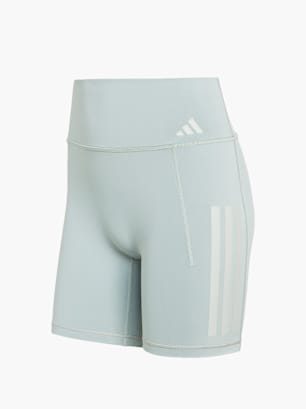 adidas Optime Workout 3-Streifen kurze Leggings Grün