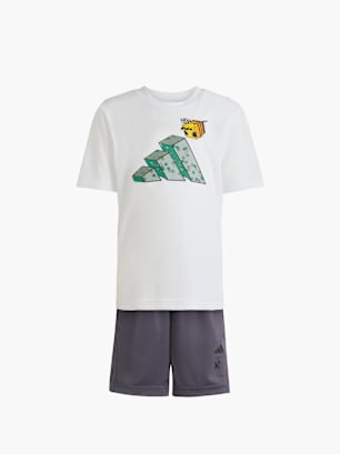 adidas ADIDAS MINECRAFT TRAINING SOMMER-SET, SHORTS UND T-SHIRT Weiß