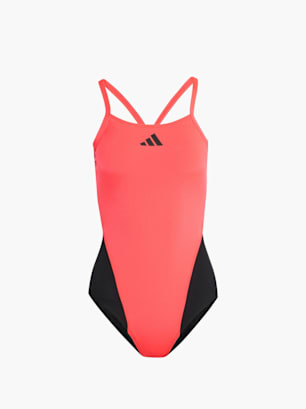 adidas RIPSTREAM TEAM THIN STRAPS C-BACK BADEANZUG Rot
