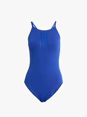 adidas 3-STREIFEN HIGH NECK 2-WAY STRAPS PEACHSOFT BADEANZUG Blau