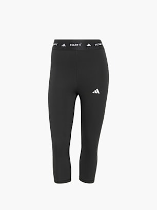 adidas TECHFIT Capri Leggings Schwarz