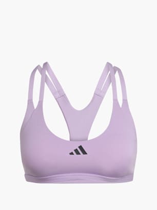 adidas Aeroimpact Luxe Training Light-Support BH Lila