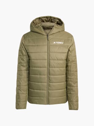 adidas Terrex Multi Essentials CLIMAWARM Isolierte Kapuzenjacke Grün