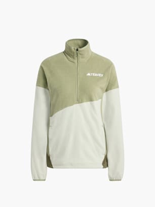 adidas TERREX Multi Climawarm Fleece-oberteil Grün