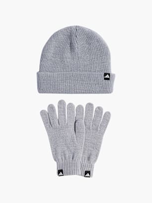adidas Set aus Handschuhen und Mütze Grau