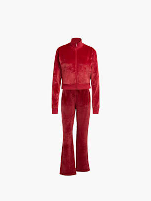 adidas Glam Velvet Trainingsanzug Rot