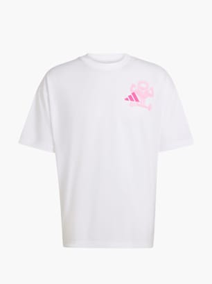 adidas CLIMACOOL FUN TRAINING Grafik T-Shirt Weiß