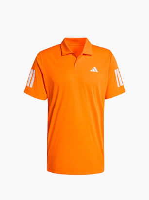 adidas Club Tennis 3-Streifen Poloshirt Orange
