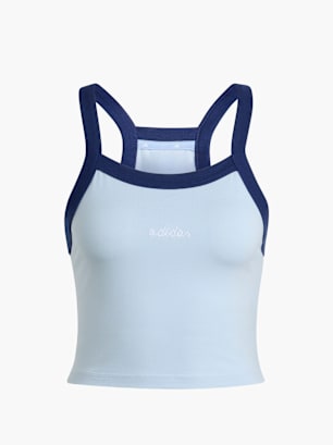 adidas Seasonal Essentials Colorpop Tanktop mit aufgestickter Grafik Blau