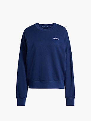 adidas Seasonal Essentials Colorpop Sweatshirt mit aufgestickter Grafik Blau