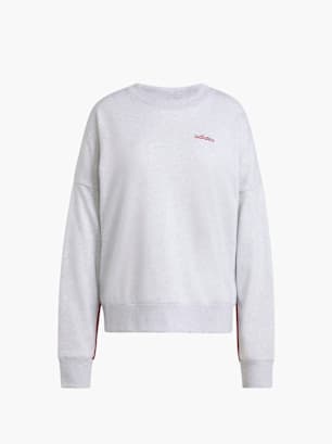 adidas Seasonal Essentials Colorpop Sweatshirt mit aufgestickter Grafik Hellgrau