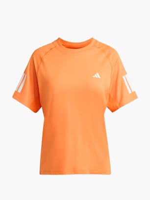 adidas Club 3-Streifen Tennis CLIMACOOL T-Shirt Orange
