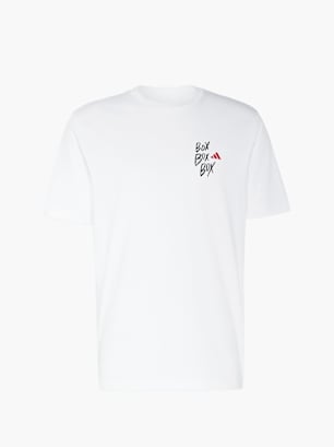 adidas MOTORSPORT BOX 3 GRAFIK T-SHIRT Weiß
