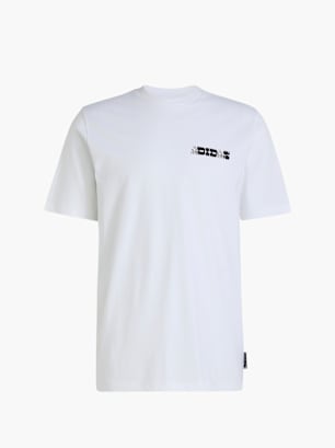 adidas NOVELTY CARDS GRAFIK T-SHIRT Weiß