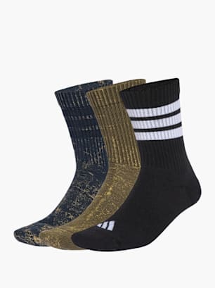 adidas Stonewash Crew Socken, 3 Paar Blau