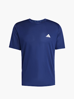 adidas WORKOUT ESSENTIALS BASE 3-STREIFEN T-SHIRT Dunkelblau