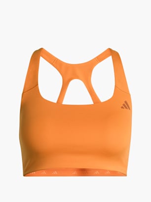 adidas Optime Workout BH, mittlere Belastung Orange