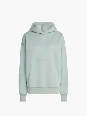 adidas Future Icons 3-Streifen Hoodie Grün