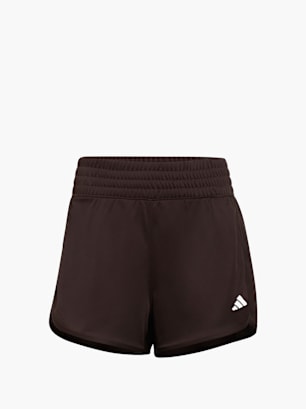 adidas Pacer Essentials Knit High-Rise Shorts Braun