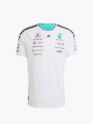 adidas MERCEDES - AMG PETRONAS FORMULA 1 TEAM DRIVER AUTHENTIC TRIKOT Weiß