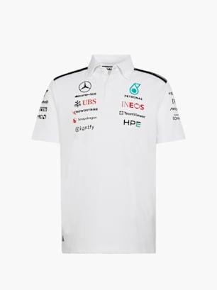 adidas MERCEDES - AMG PETRONAS FORMULA 1 TEAM ENGINEERS POLOSHIRT Weiß
