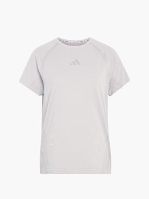 adidas T-Shirt, nahtlos, gestrickt Lila