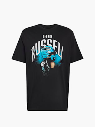 adidas MERCEDES - AMG PETRONAS FORMULA 1 TEAM GEORGE RUSSELL GRAFIK-T-SHIRT Schwarz