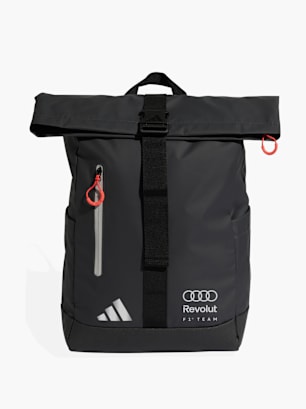 adidas AUDI REVOLUT F1 TEAM ROLL TOP HYBRID RUCKSACK Schwarz
