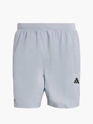 adidas TECH ESSENTIALS WORKOUT 3-STREIFEN SHORTS Grau