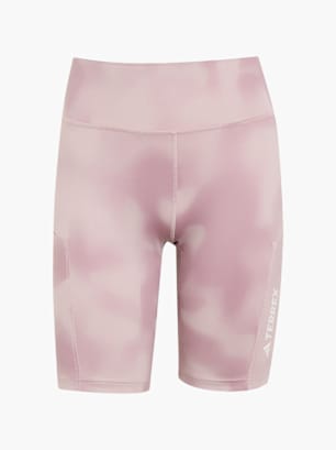 adidas Terrex Multi 8inch Kurze Leggings, Print Lila