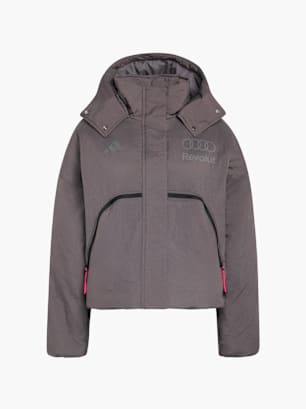 adidas AUDI REVOLUT F1 TEAM ENGINEERS&nbsp;&&nbsp;MARKETING PUFFER JACKE Grau