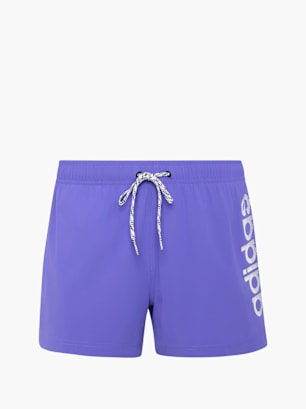 adidas LOGO ELASTISCHE STRICK-BADEHOSE 7,6 CM Lila