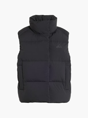 adidas HELIONIC PUFFER DAUNENWESTE Schwarz
