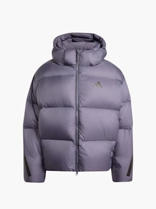 adidas Z.N.E. PUFFER DAUNENJACKE Grau