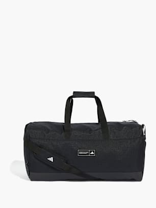 adidas 3 STREIFEN WEEKENDER DUFFELBAG, GROSS Schwarz