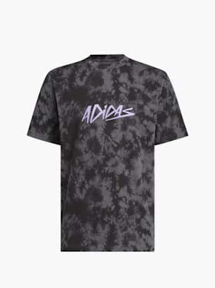 adidas Lux Color Grafik T-Shirt Grau