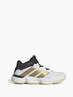 adidas Court Stabil Hallenschuh Weiß