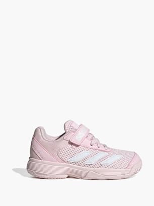 adidas Courtflash Hook-and-Loop Kids Tennisschuh Pink