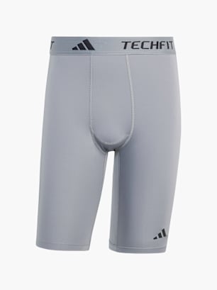 adidas TECHFIT Compression Training Kurze Leggings Grau