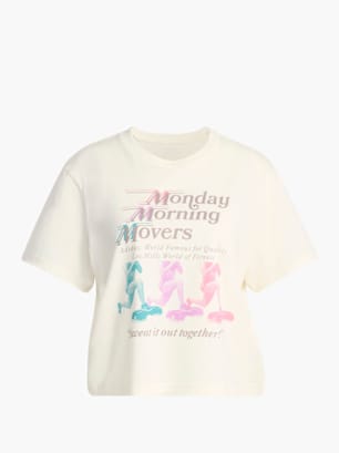 adidas LES MILLS MOVERS GRAPHIC T-SHIRT Weiß