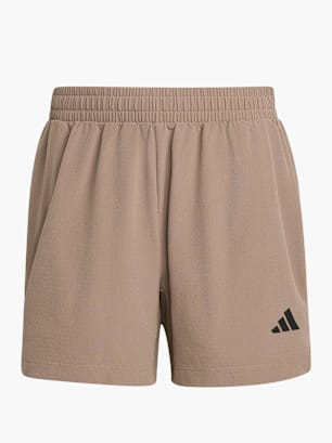adidas D4T PrimeLift 3-STREIFEN SHORTS Beige