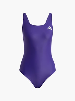 adidas Badeanzug mit V-förmigem Rückendesign Lila