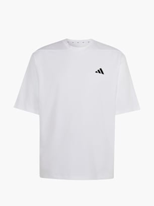 adidas PrimeLift Essentials Workout Grafik T-Shirt Weiß