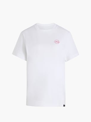 adidas TRAVEL GRAFIK T-SHIRT; LOCKER GESCHNITTEN Weiß