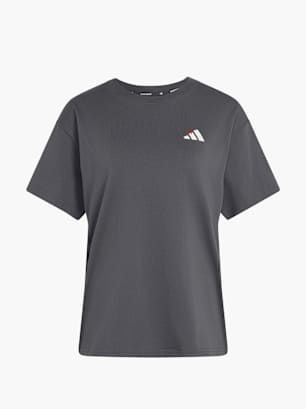 adidas EMBROIDERY PACK GRAFIK T-SHIRT, LOCKER GESCHNITTEN Grau