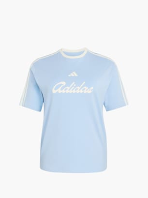 adidas LUX TIRO GRAFIK T-SHIRT, LOCKER GESCHNITTEN Blau